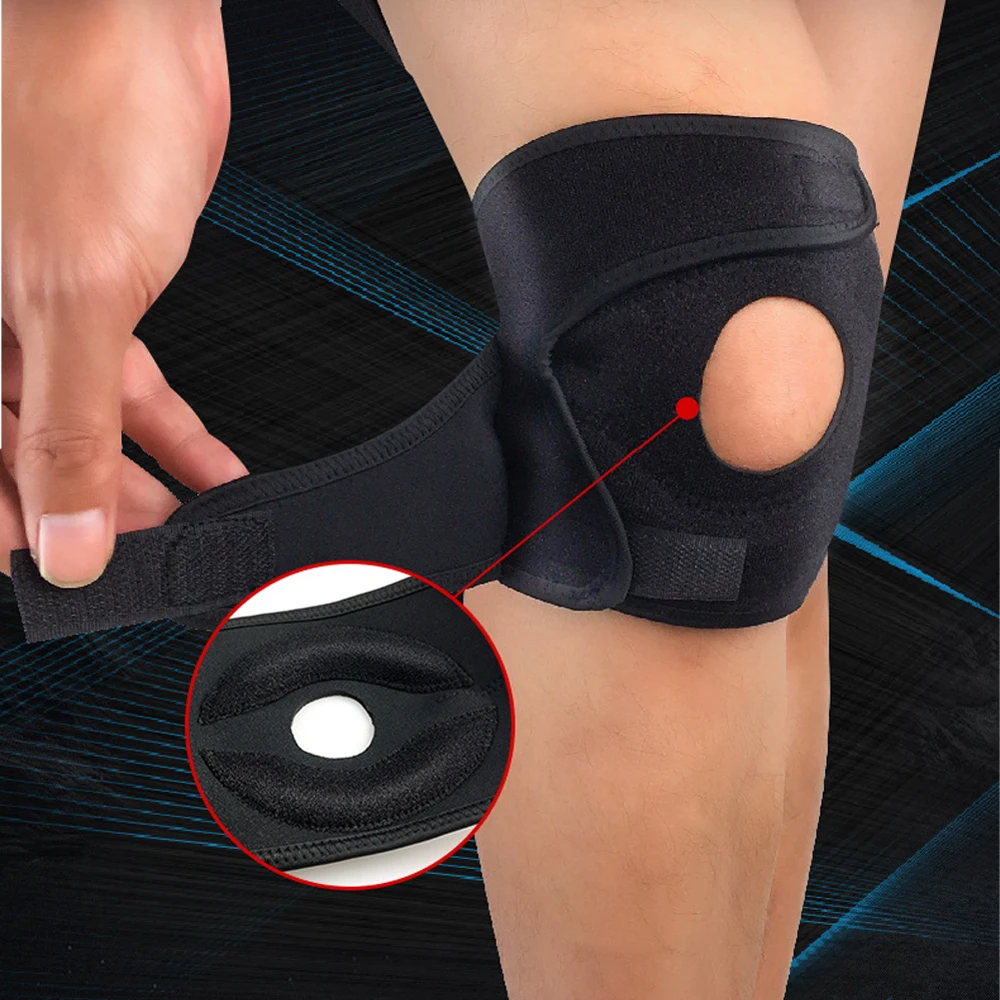 1 Pc Knee Brace for Leg Pain Relief, Meniscus Tear and Arthritis Knee Pain, Adjustable One Size Patellar Stabilizing Knee Brace