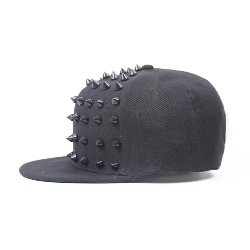 Nieten-Flachmütze für Männer und Frauen, Punkrock, Hip-Hop-Bolzen-Baseballmützen, männlich, weiblich, Jugend, Teenager, Jungen, Mädchen – Detail 24
