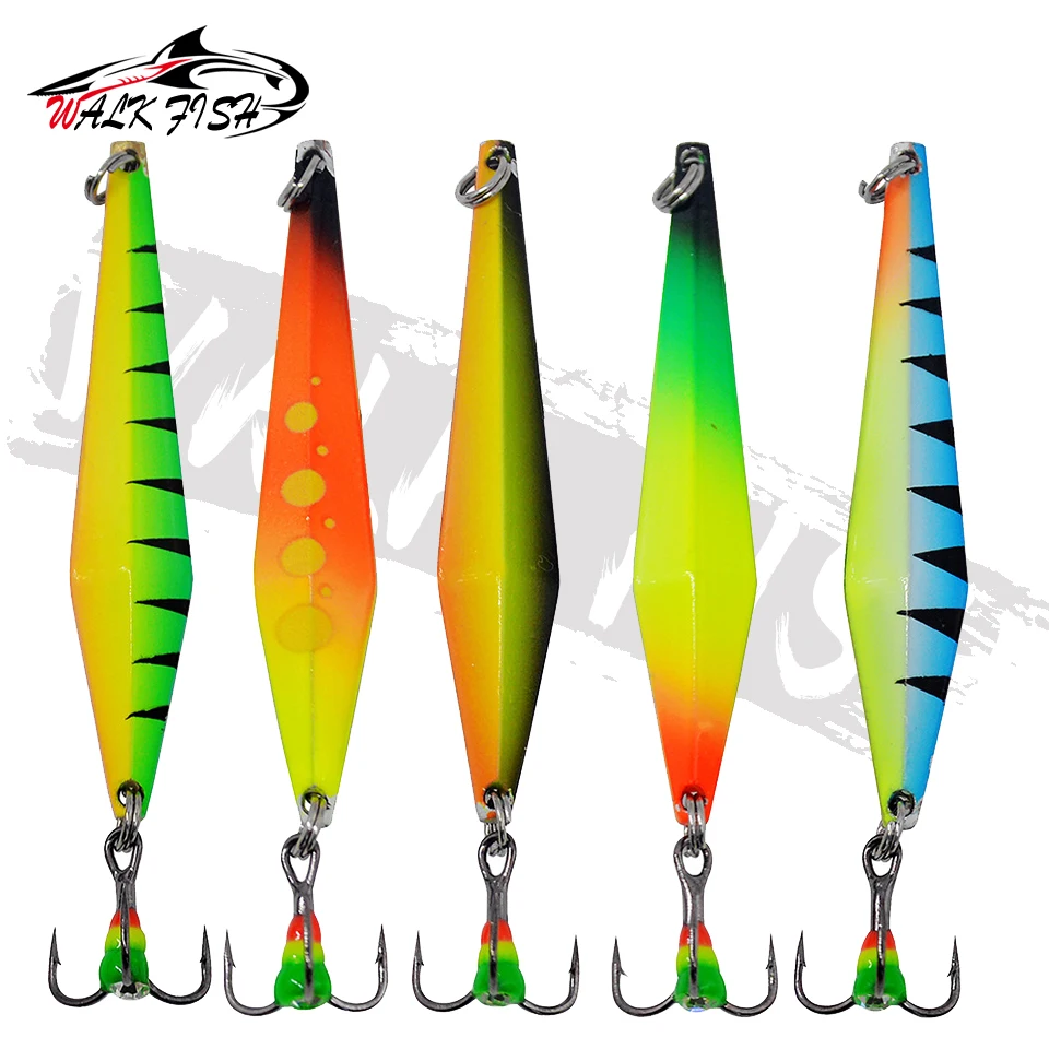 WALK FISH Cuchara con láminas – señuelo para pesca en hielo agua dulce - imagen 4