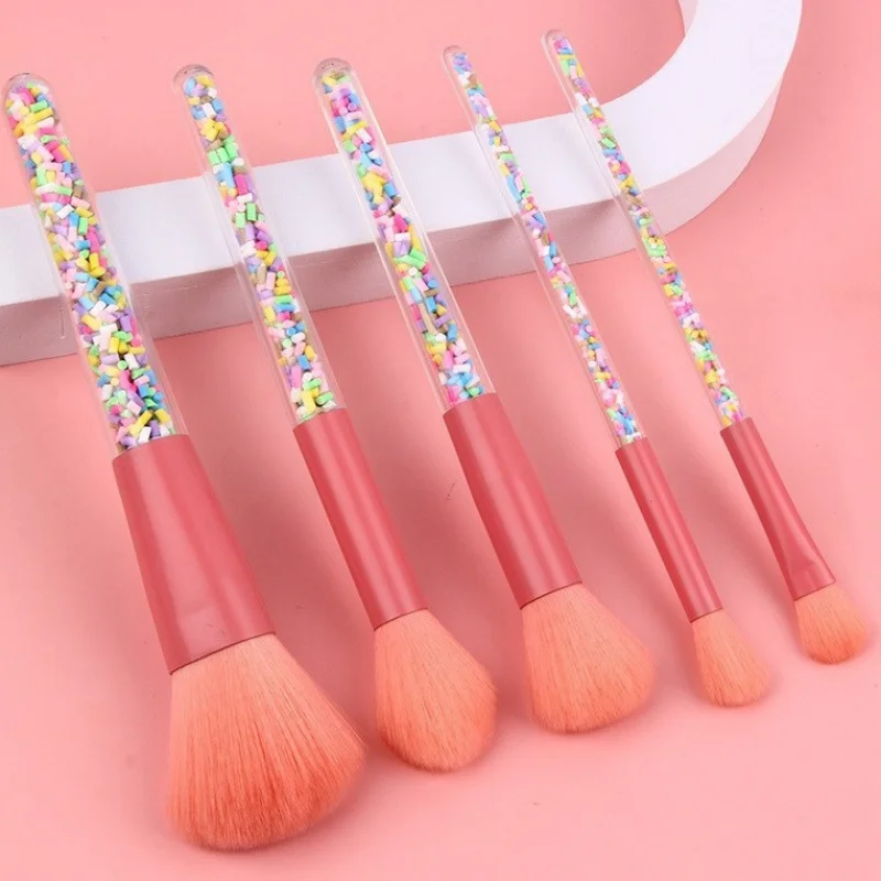 Cake Tool 5pc Sprink Brushes for Cookie Dust Icing Cake Decorating Brush SUGARCRAFT DECORATING BRUSH MODELLING FONDANT TOOL