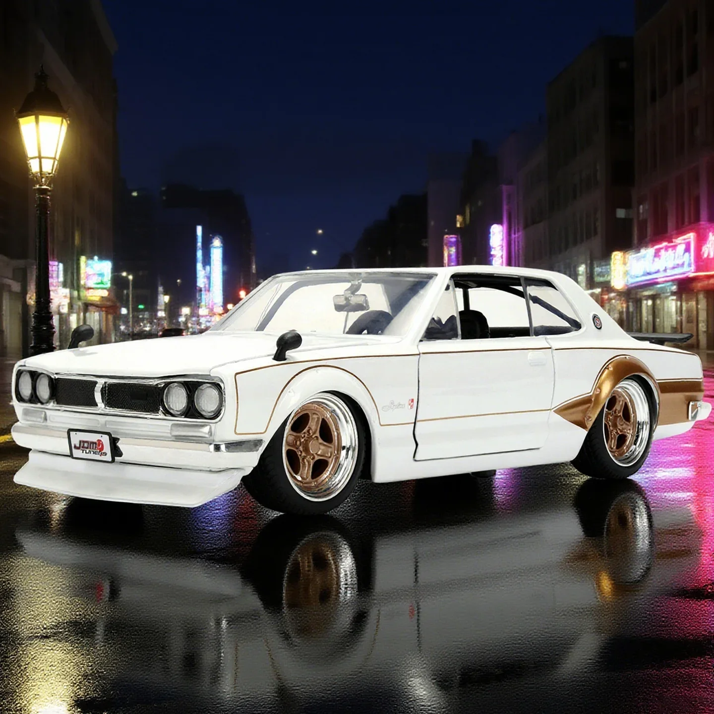 JADA 1:24 JDM NISSAN SKYLINE 2000 GTR 1971 Legering auto Diecasts & Toy Vehicles Automodel Miniatuurschaalmodelauto voor kinderen