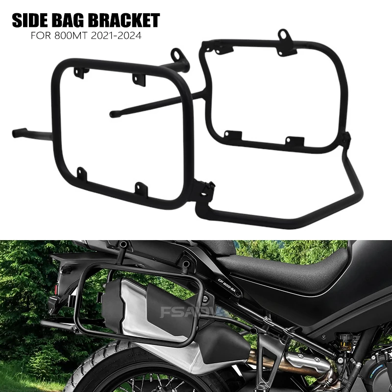 

Боковые багажные корзины из нержавеющей стали, боковой чехол, кронштейн для седельных сумок для CFMOTO CF 800MT MT800 MT 800 MT 2021-2024 2023