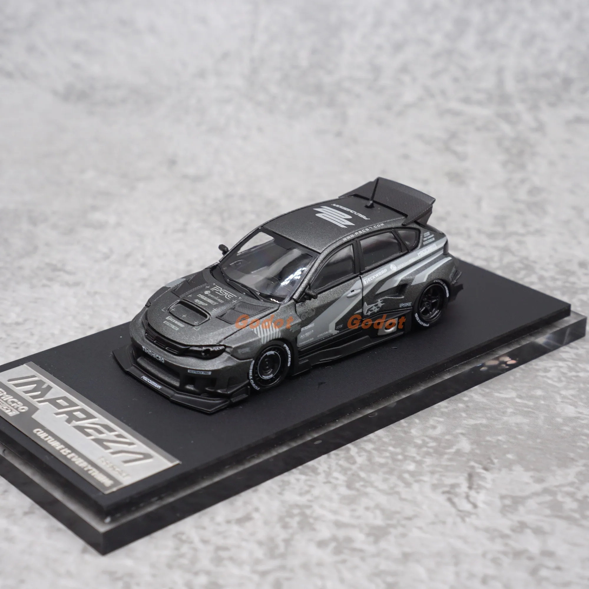 tm-1-64-scale-diecast-alloy-subaru-impreza-toys-racing-cars-model-classics-nostalgia-adult-gifts-souvenir-static-display
