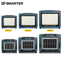 Rechargeable Solar Flood Light Outdoor Portable LED Reflector Spotlight IP66 Waterproof Camping Work Light Floodlight