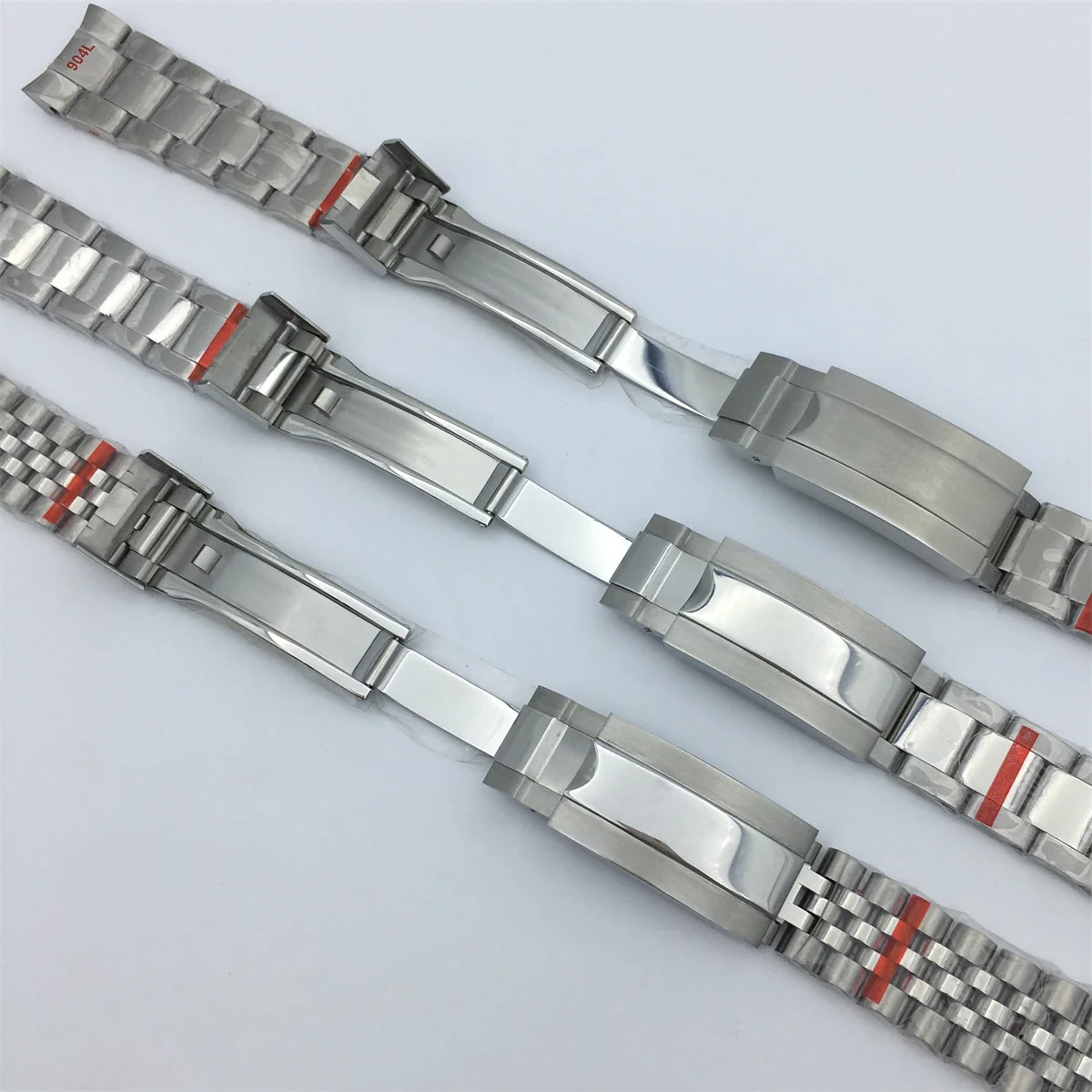 BLIGER 20mm 21mm 316L Stainless steel bracelet Collapsible buckle fits the BLIGER 36mm 38mm 39mm 40mm 43mm case