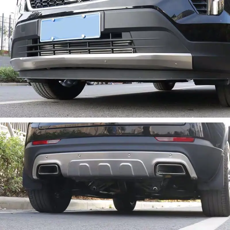 Bumper Guard Plates for Cadillac XT5, Front and Rear Protection, Stainless Steel Trim,FOR XT4 Compatible, Car Accessories