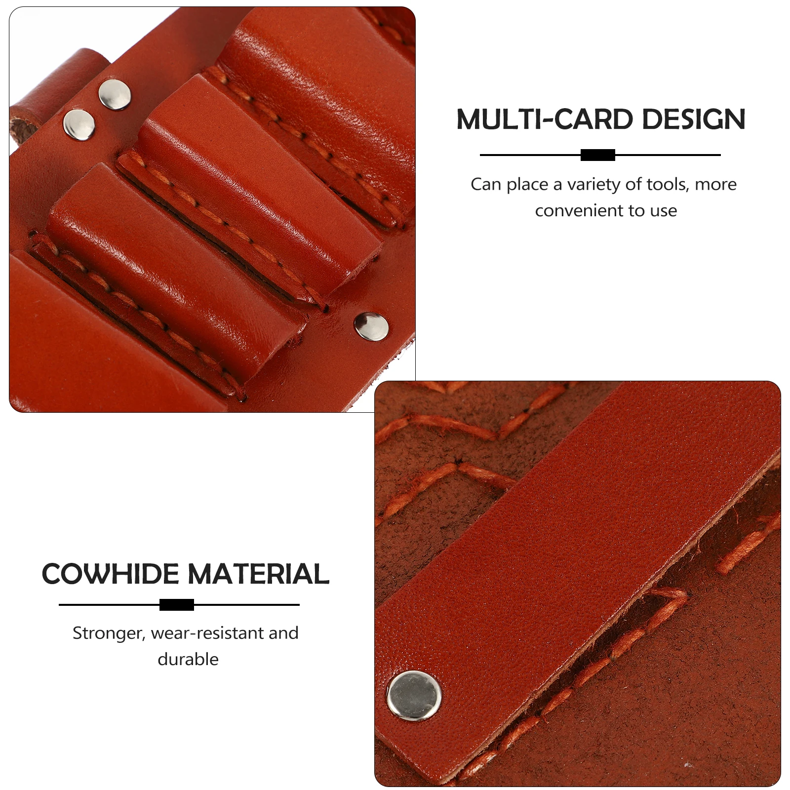

1pc Tool Belt Bag Electrician Holder Waist Storage Tools Bags Maintenance Pouch Craftsmanship Cowhide Design Multiple