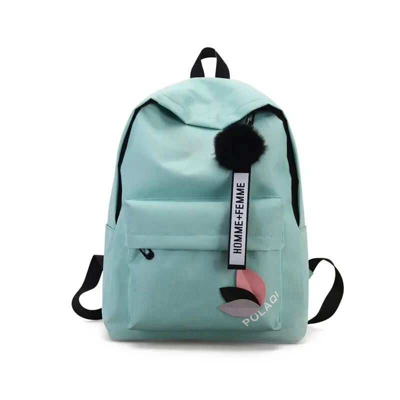 

Female fresh college style secondary school students schoolbag tide canvas can put computer travelling backpacks