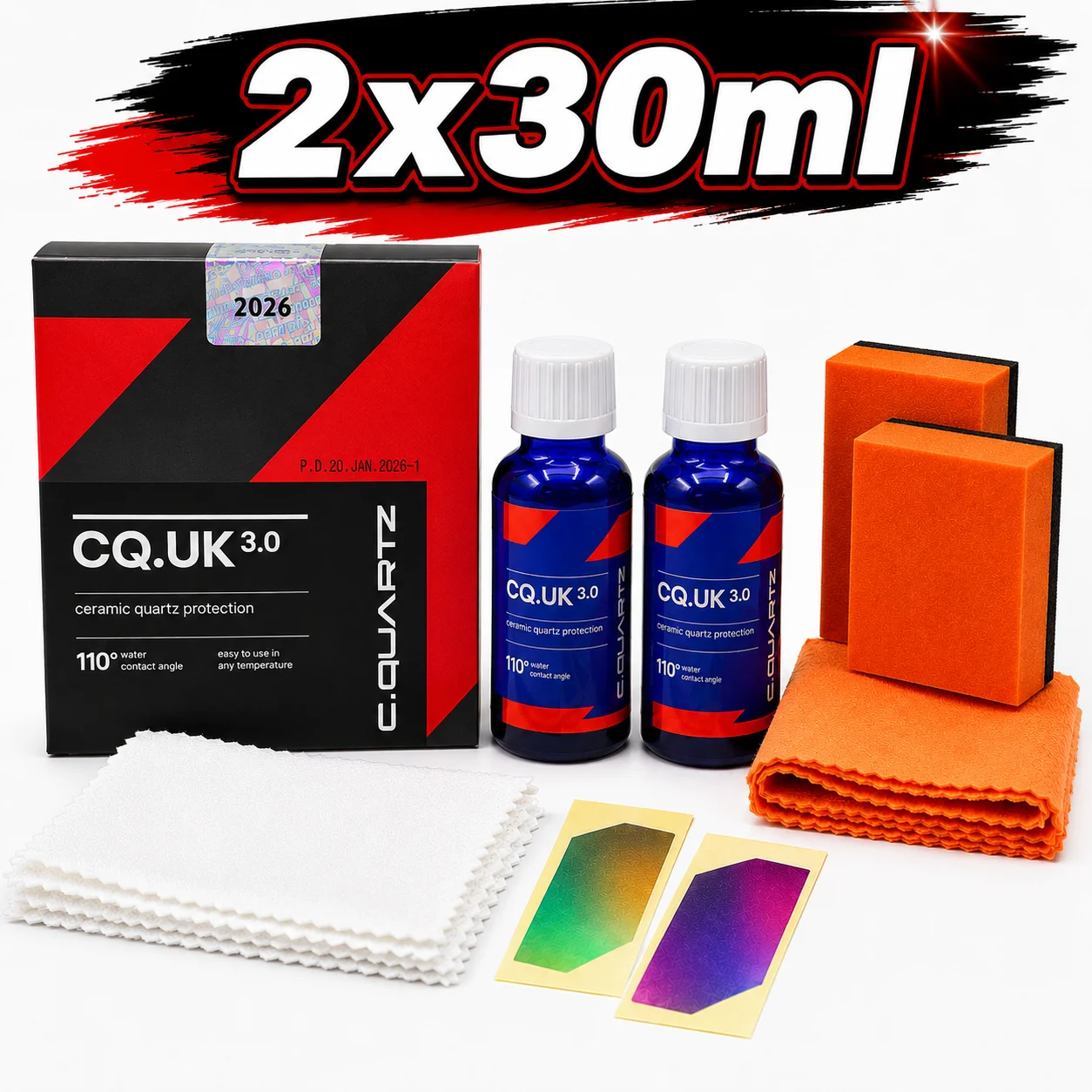 Car Ceramic Coating CAR CQUARTZ UK 3.0 Based Nanotechnology Bonds To Paint Glass Metal and Plastic Paint Care CQ UK 3.0