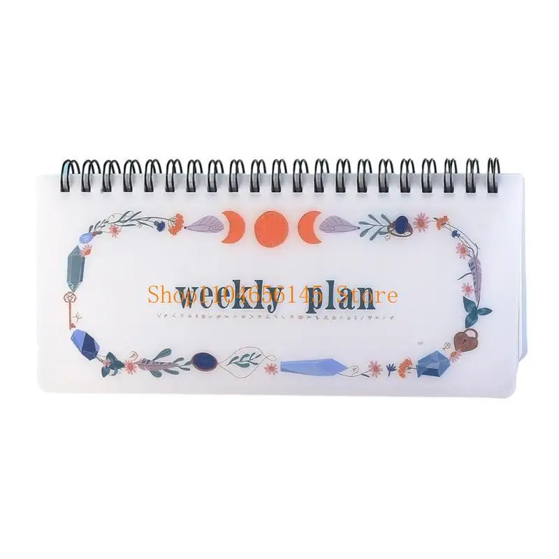 5asd Twin-coil Binding Planner Tearable Página 360 Vertical para Aluno Professor