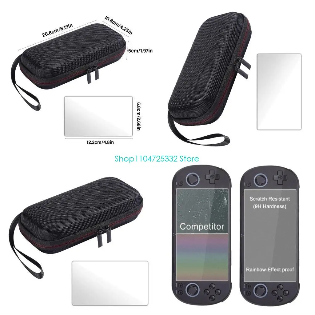 

P5EA Защитная сумка для хранения Органайзеры для путешествий Водонепроницаемая сумка для портативного игрового устройства Trimui