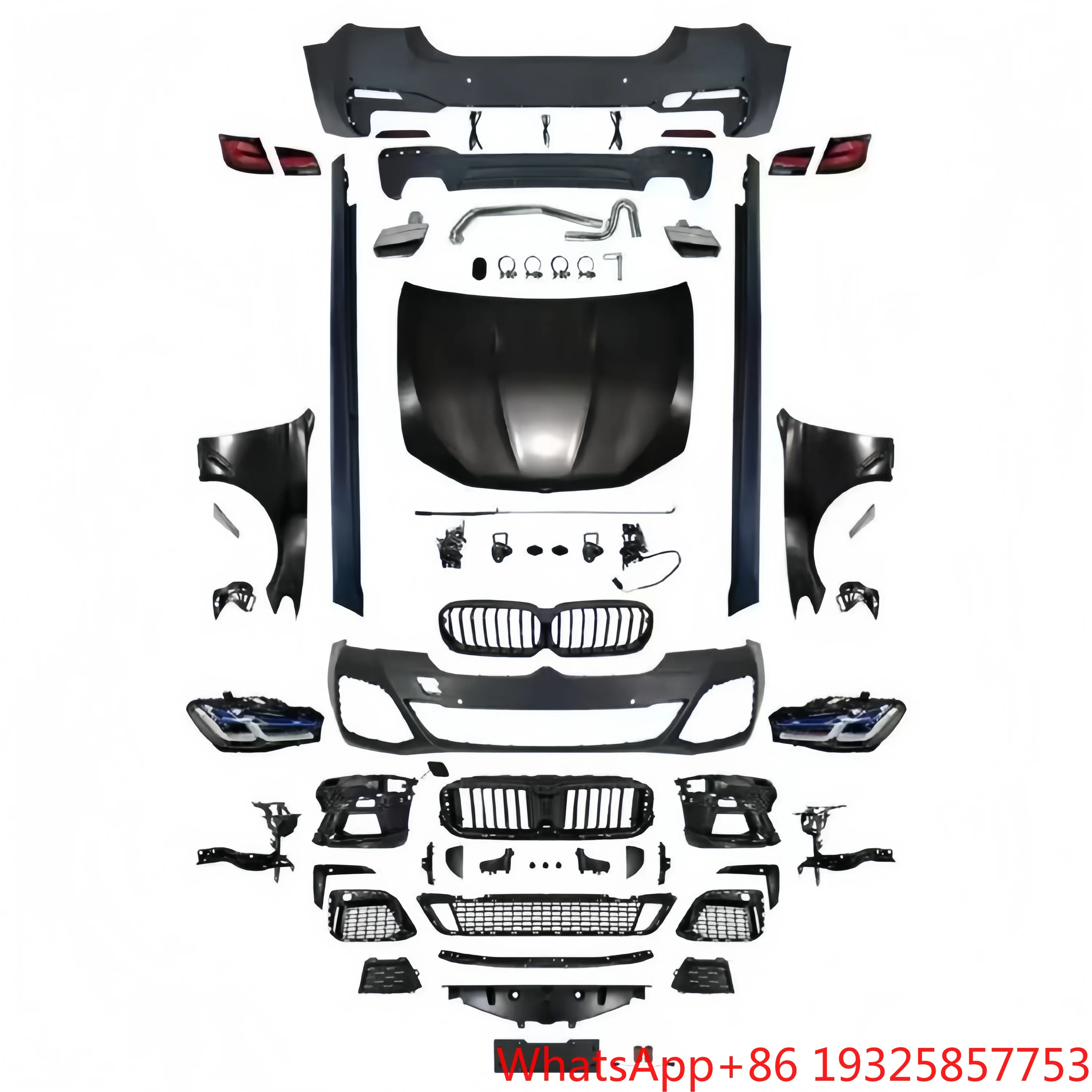 2021 G30 M-Tech Body Kit Surround Grille Modification, Bumper Old to New for  F10 to G30 Upgrade