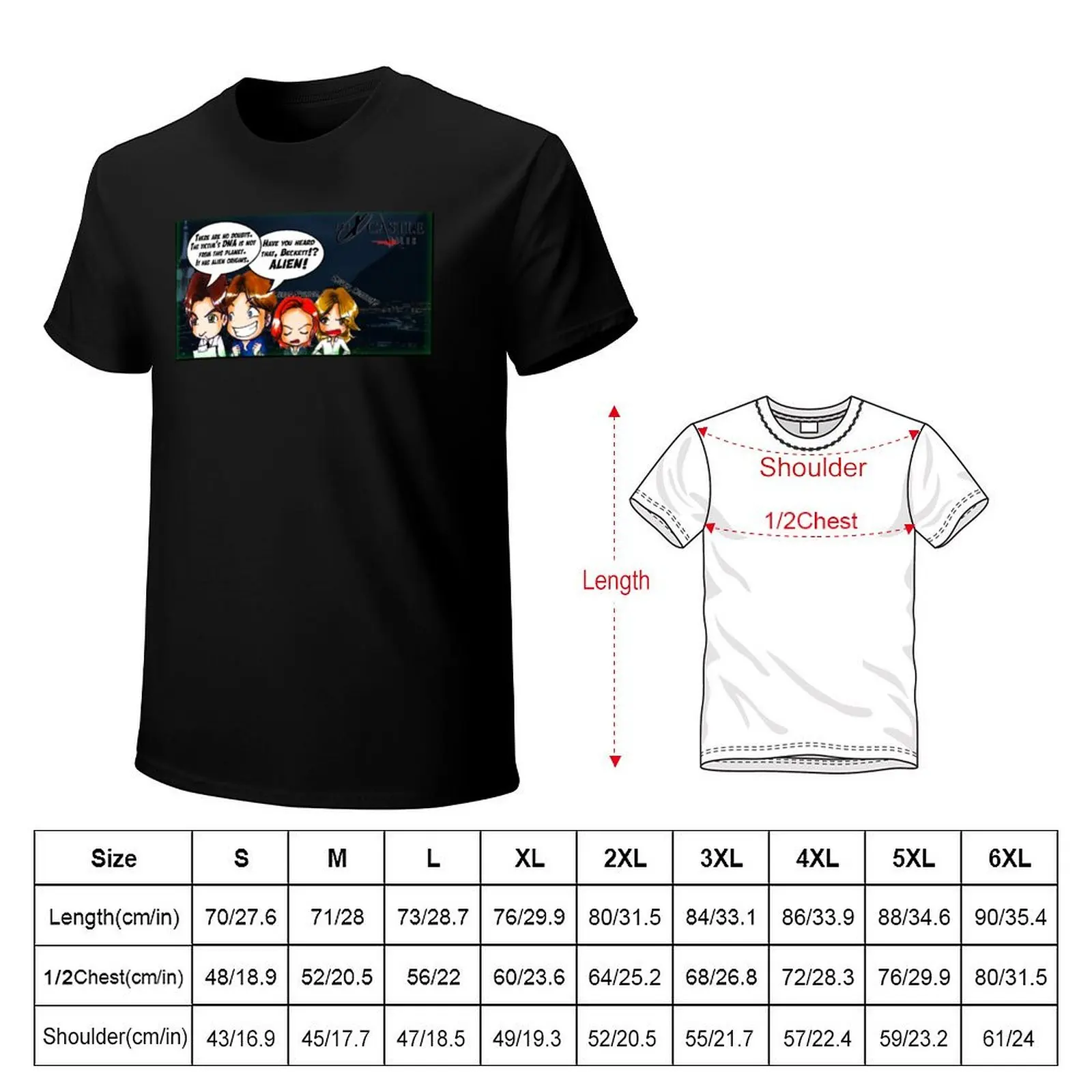 X Castle Files (background) T-Shirt Sweat Absorbing Sports Tee Shirt