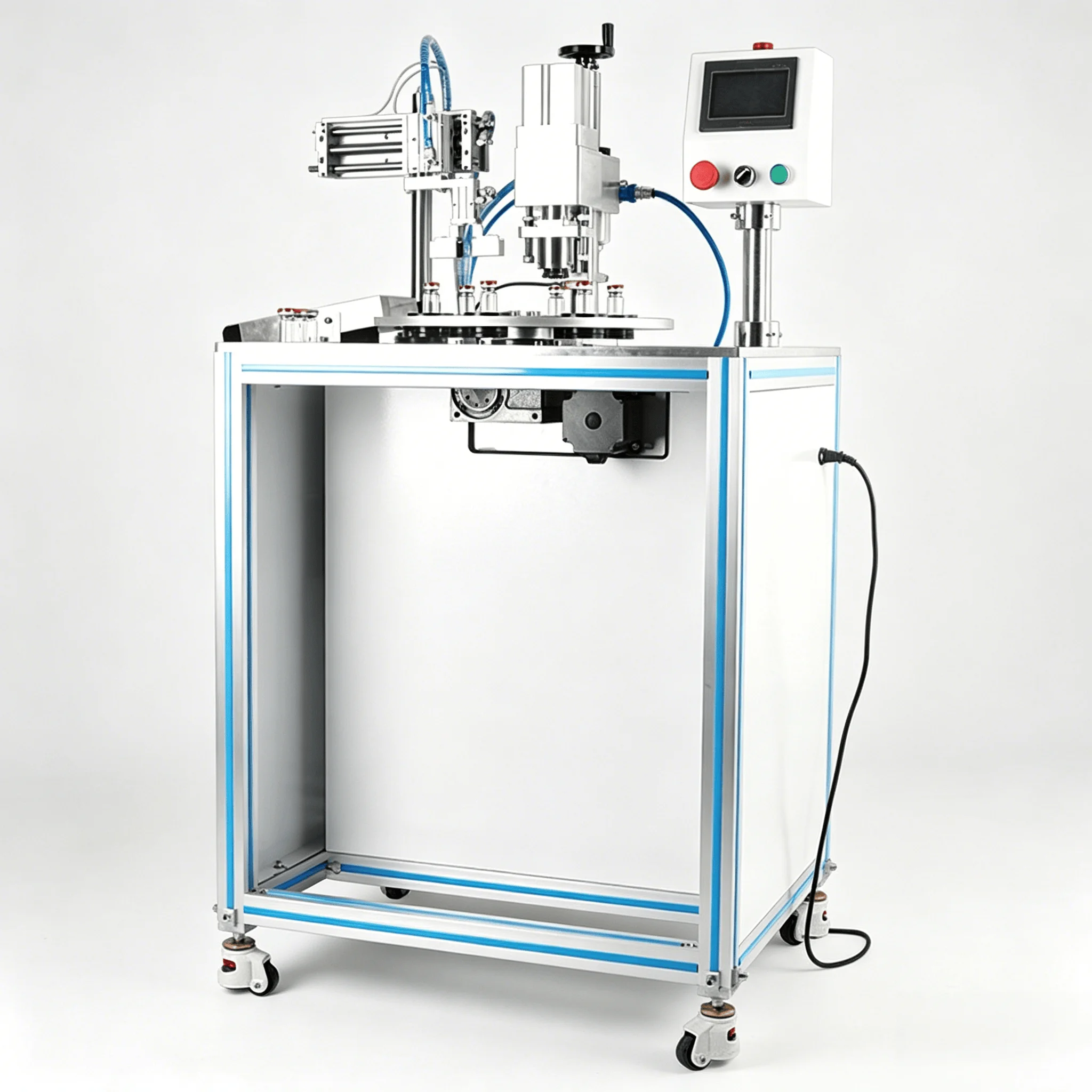*for High Precision 13mm 15mm 20mm Small Table Top Semi-automatic Pneumatic Vial Crimping Machine