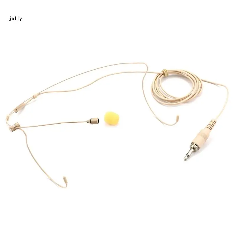 

448C Headset Headworn Microphone Earset Over Ear Hanging Mic for Wireless Bodypack