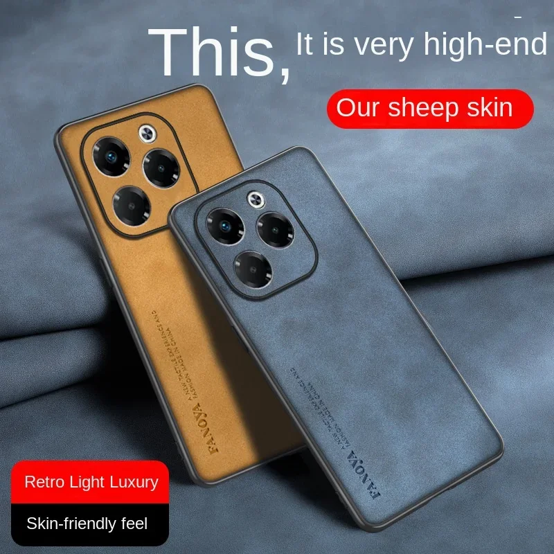 A Sheepskin Phone Case, a New Hand Feel, Suitable for the Infinix Note 40X