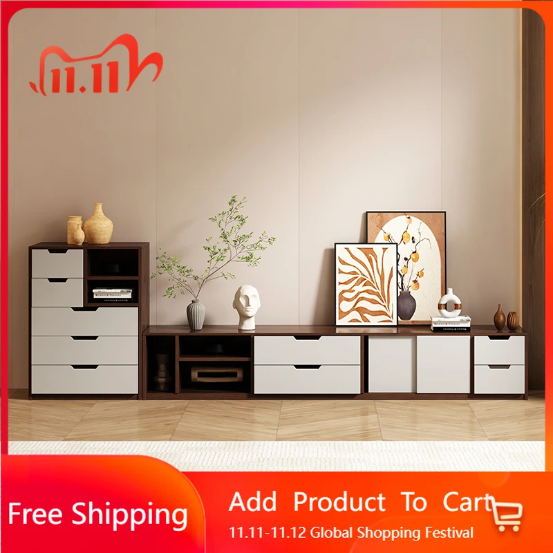 

Living Room Modern Tv Stands Luxury Console White Nordic Drawers Tv Table Wood Minimalist Muebles Para Tv Unique Furniture