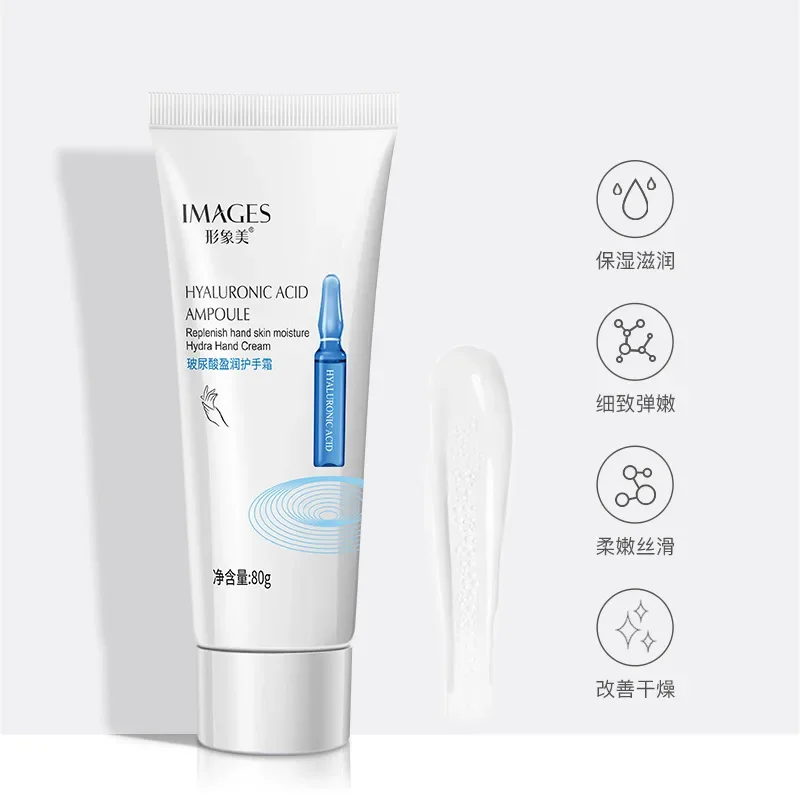 Hyaluronic Acid Moisturizing Hand Cream Nourishing Skin Anti-Crack Anti-Drying Skin Care Whitening  Hand Care