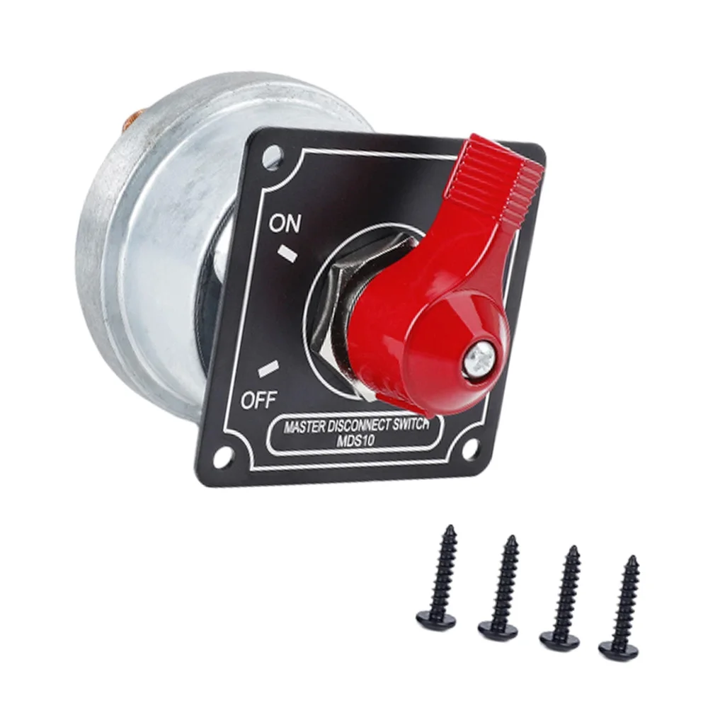 12V Car Racing Master Battery Disconnect Switch Panel 4 Post Alternator Drag Race