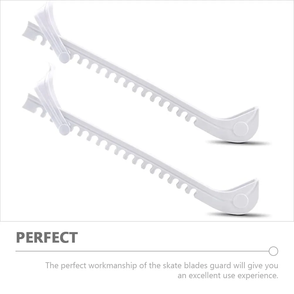 1 ペアの耐摩耗性スケートブレードガード調節可能なフィット感耐久性のある保護ポータブル再利用可能なスケートアクセサリーチームスポーツ