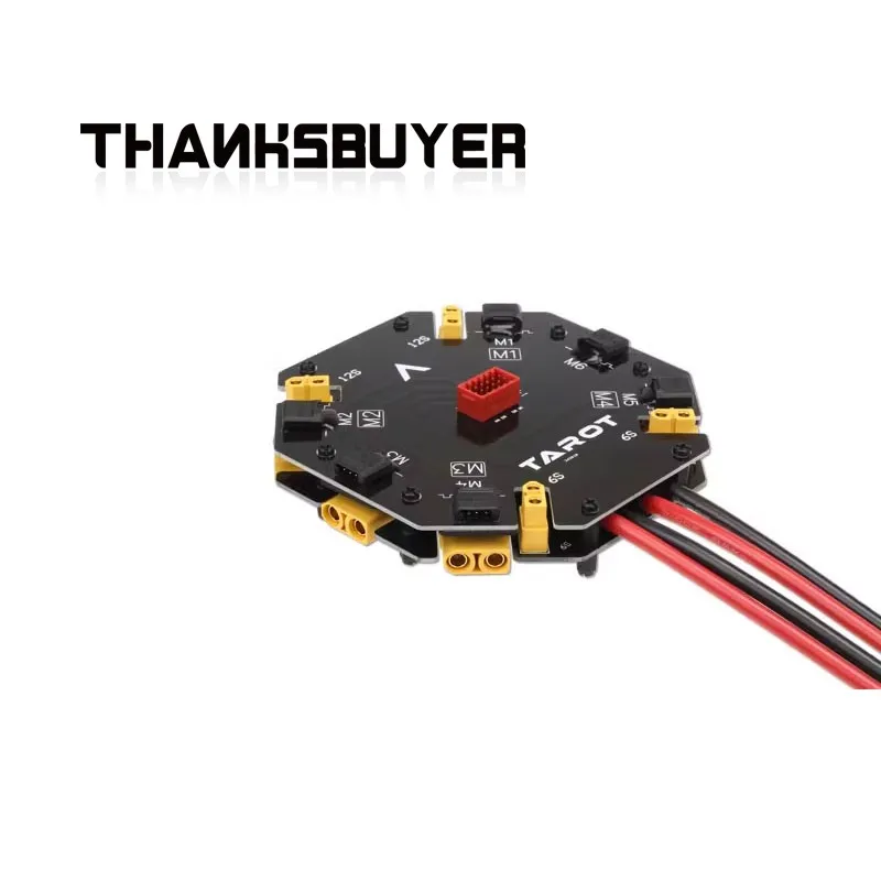 

Tarot TL2996 Power Distribution Board Signal/Power Hub Support 6S/12S Voltage Input for 4-axis/6-axis FPV