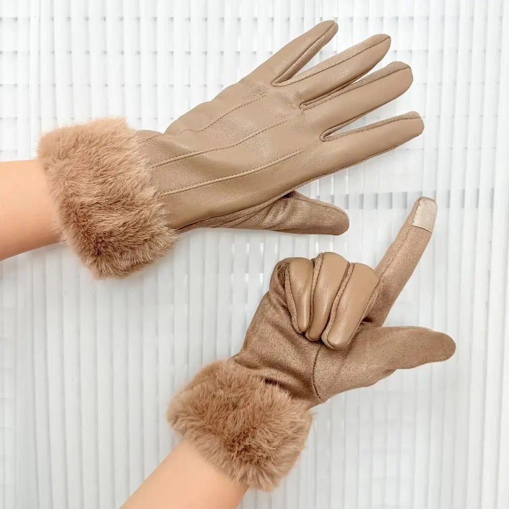 luvas-de-couro-femininas-forradas-termicas-engrossar-cor-solida-feminino-touchscreen-luvas-a-prova-de-vento-dedo-cheio