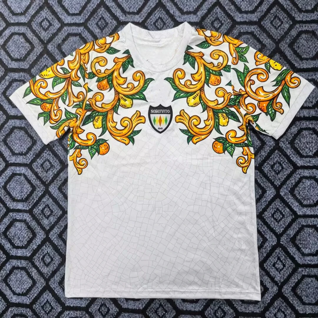 

25-26 Season Sorrento Away Jersey, Short-sleeved, Breathable, Quick-drying Sports T-shirt, Unisex and Children's.