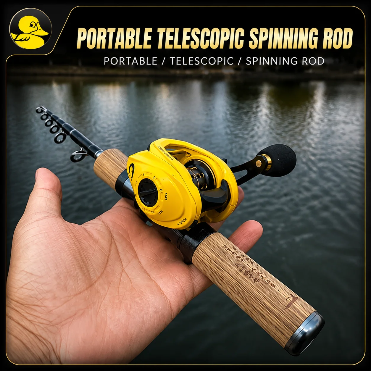 canne-a-peche-little-yellow-duck-ul-retractable-pour-leurres-guides-fuji-importes-pointe-en-alliage-de-titane-elastique-pour-la-peche-en-riviere