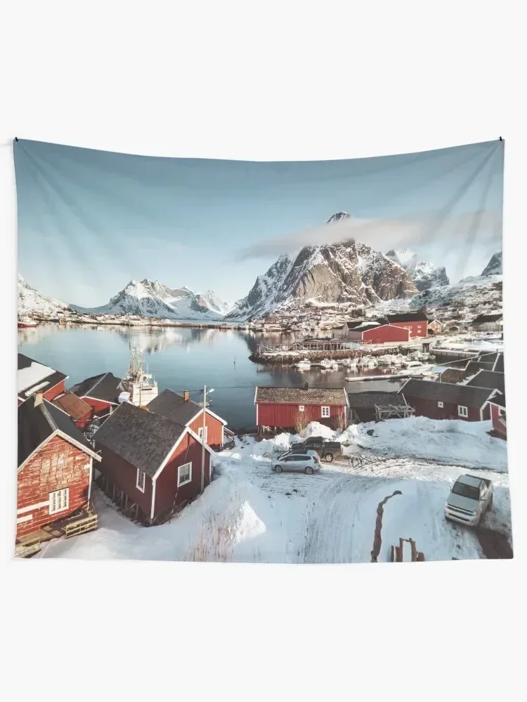 reine at lofoten Tapestry Decoration For Bedroom Home Decor Aesthetic Wallpaper Bedroom Bedroom Decorations Tapestry