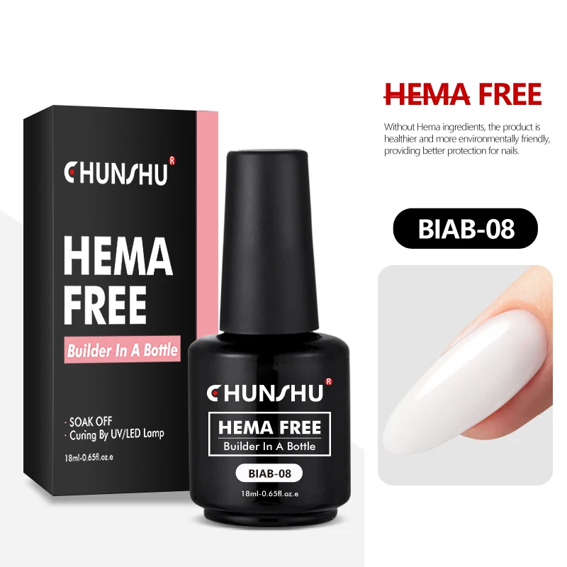 CHUNSHU Hema GRATIS Bouw UV Gel 18 ml Builder Nagelgel In Een Fles Semi Permanente Dikke Rubberen Basis Gel Extension nagels Art