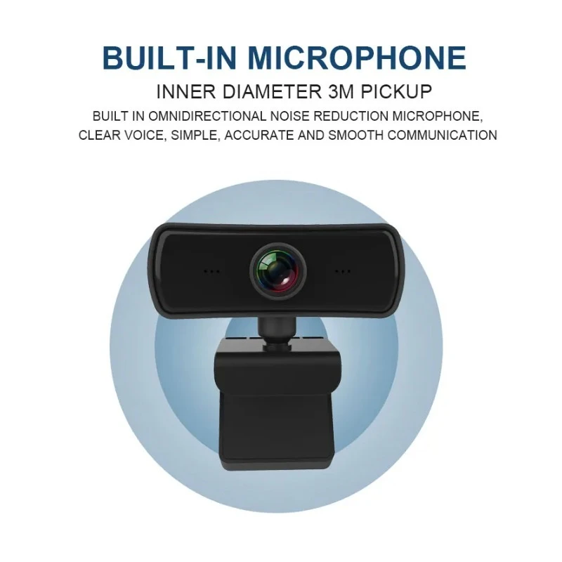 كاميرا ويب 2K Full HD 1080P كاميرا ويب ضبط تلقائي للصورة مع ميكروفون USB كاميرا ويب للكمبيوتر الشخصي ماك كمبيوتر محمول سطح المكتب كاميرا ويب يوتيوب