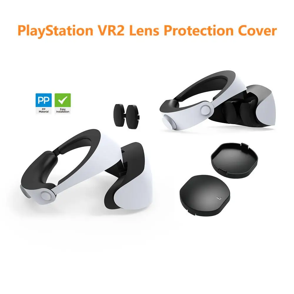 TP5-2522 Cubierta protectora de lente para PlayStation VR2 – Tapa de lente ABS para prevención de rayones y polvo