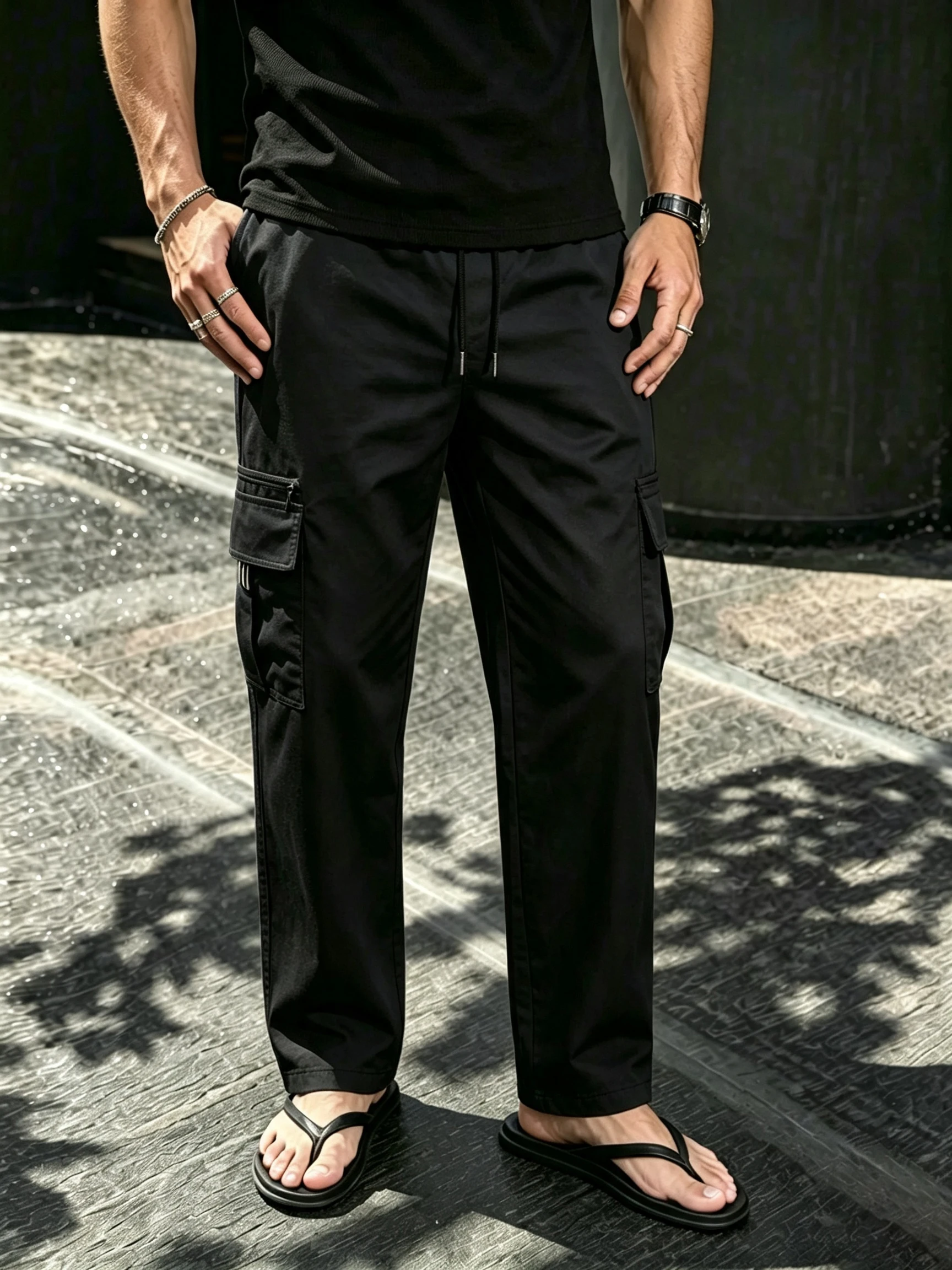 Erkek Düz Paça Kargo Geniş Paç - Cargo Pant Wide incelemesi ve fiyatı