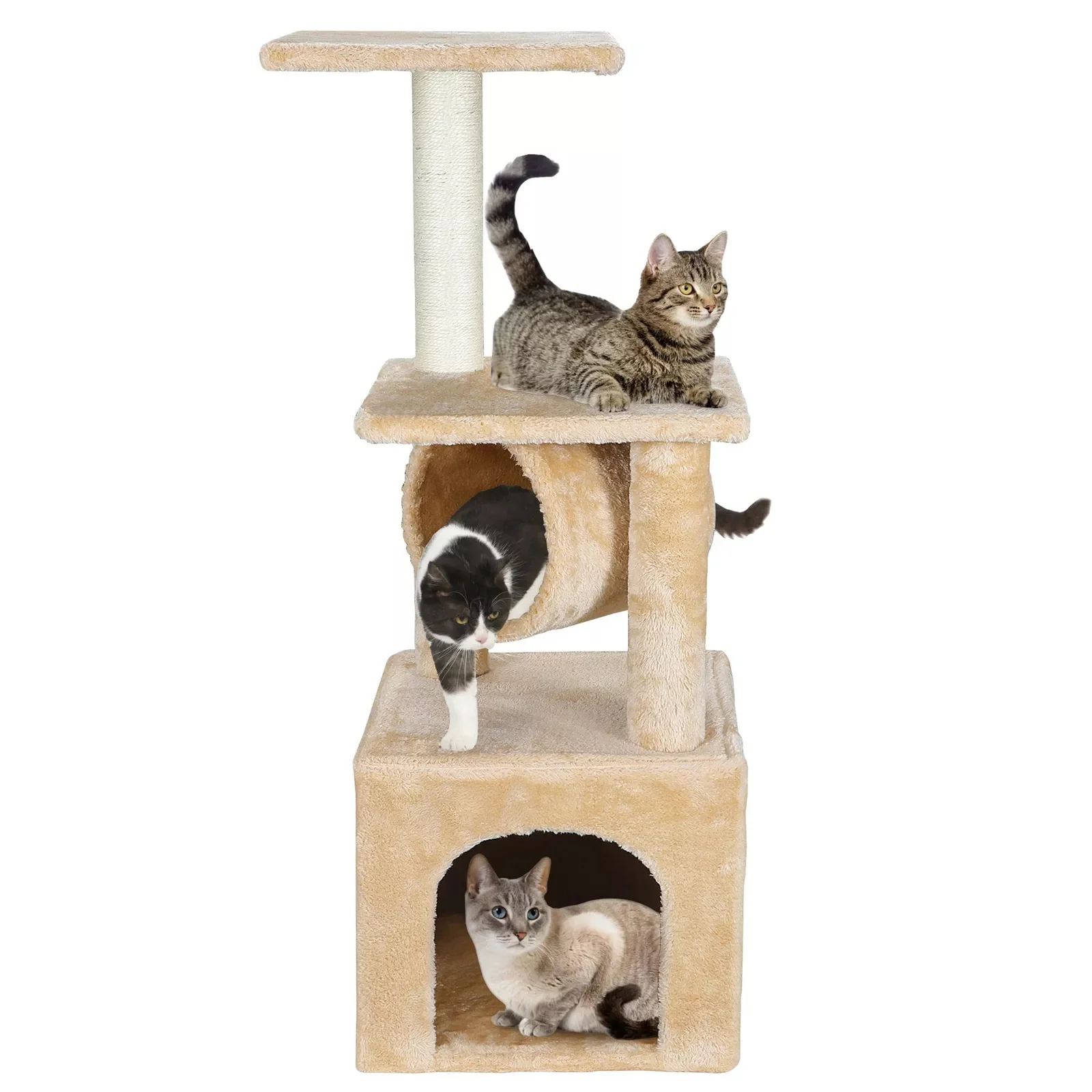 36 Inch Cat Tree Tower Cat Furniture Condo Scratching Posts for Kittens