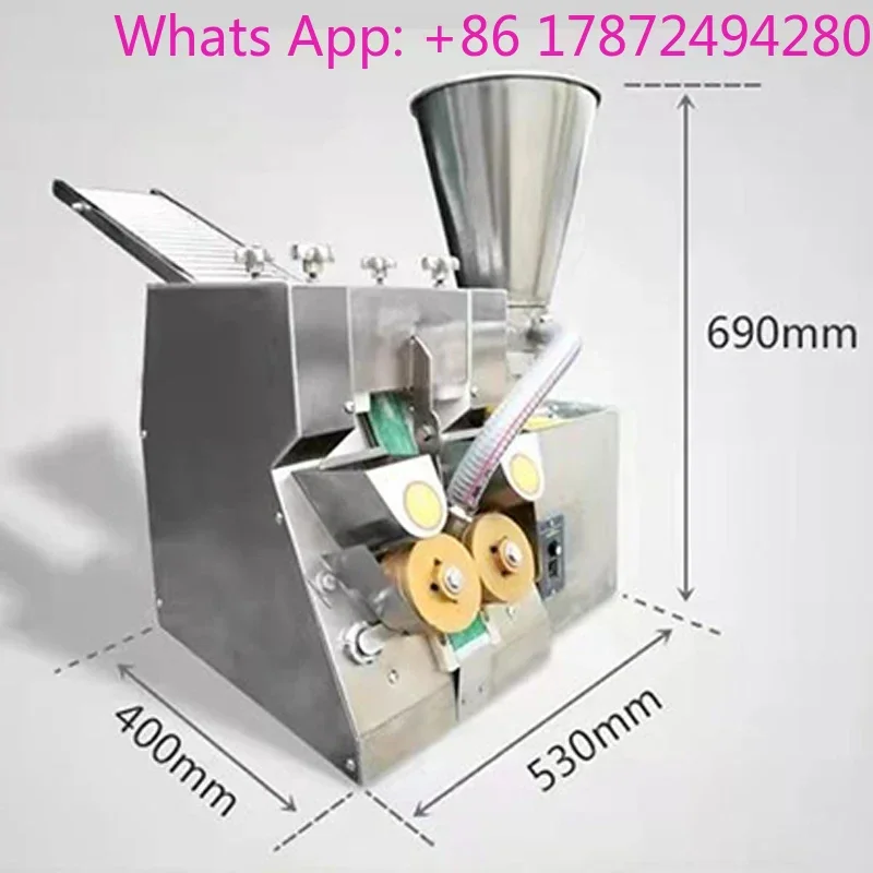 Commercial Electric Dumpling Maker 230W, Stainless Steel Empanada & Gyoza Making Machine