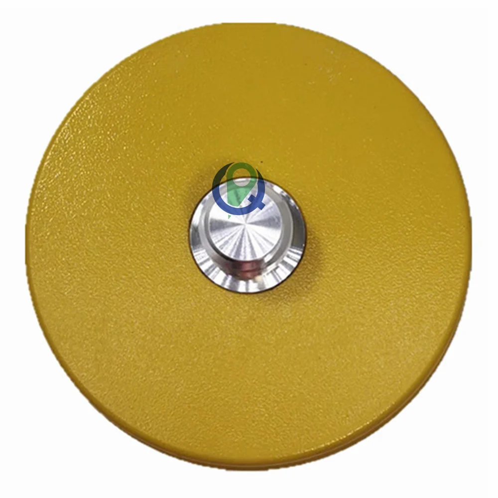 High Quality Yellow Fixed Type Three-Jaw Tribrach Adapter With 5/8\