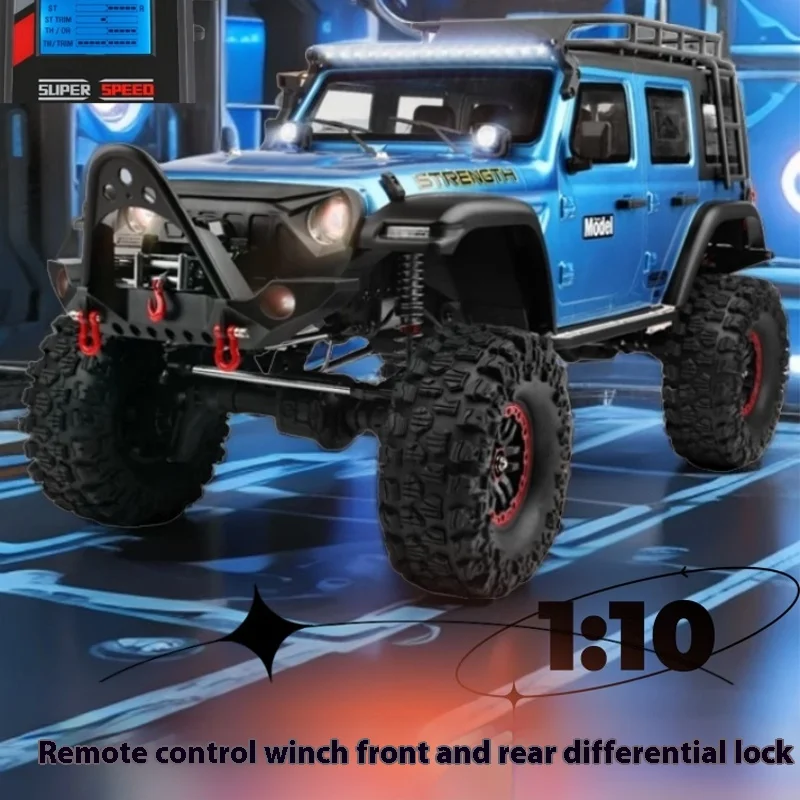 1/10 Rc Cars 104006 2.4ghz telecomando Drift Car Rc Car Off Road 4x4 Climbing Car legno Horse Man Model Toy Boy Gift