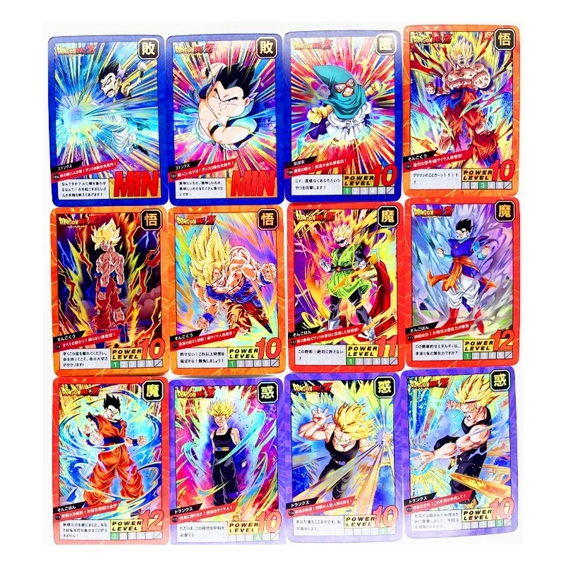 Dragon Ball Z Game Collection Cards, GT Burst, Super Saiyan Heroes, Cartas de batalha, Ultra Instinct, Goku, Vegeta, No.3, 54Pcs, Novo