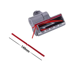 Suitable For Dyson Vacuum Cleaner Mite Removal Brush Bottom Electrostatic Velvet Line