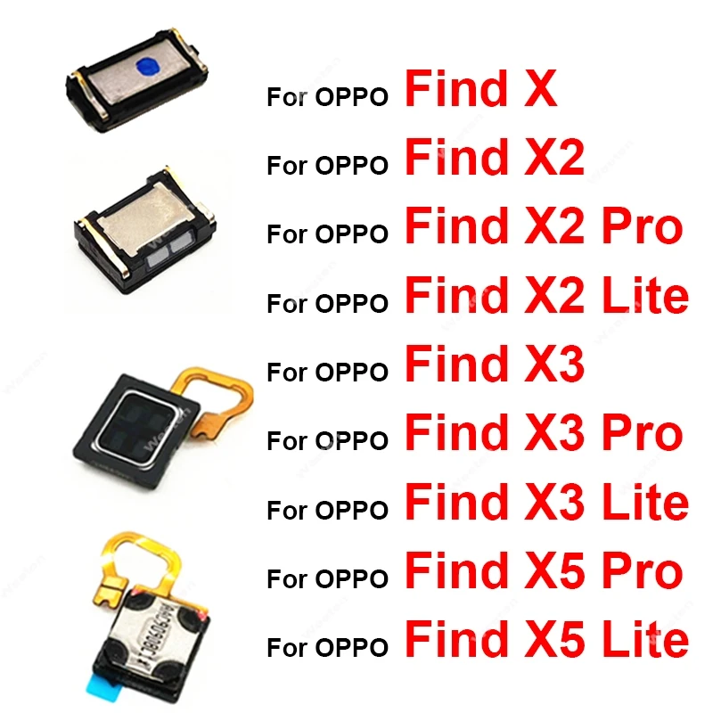 

Earpiece Speaker For Oppo Find X X2 X3 X5 Pro X2 Neo X2Lite X3Lite X5 Lite Earphone Sound Receiver Flex Cable Repair