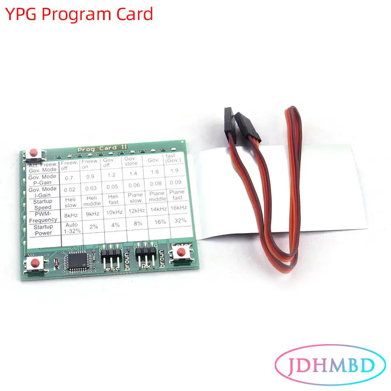 RC Helicopter YPG Series Brushless ESC Program Card Programming Card for RC 450-700