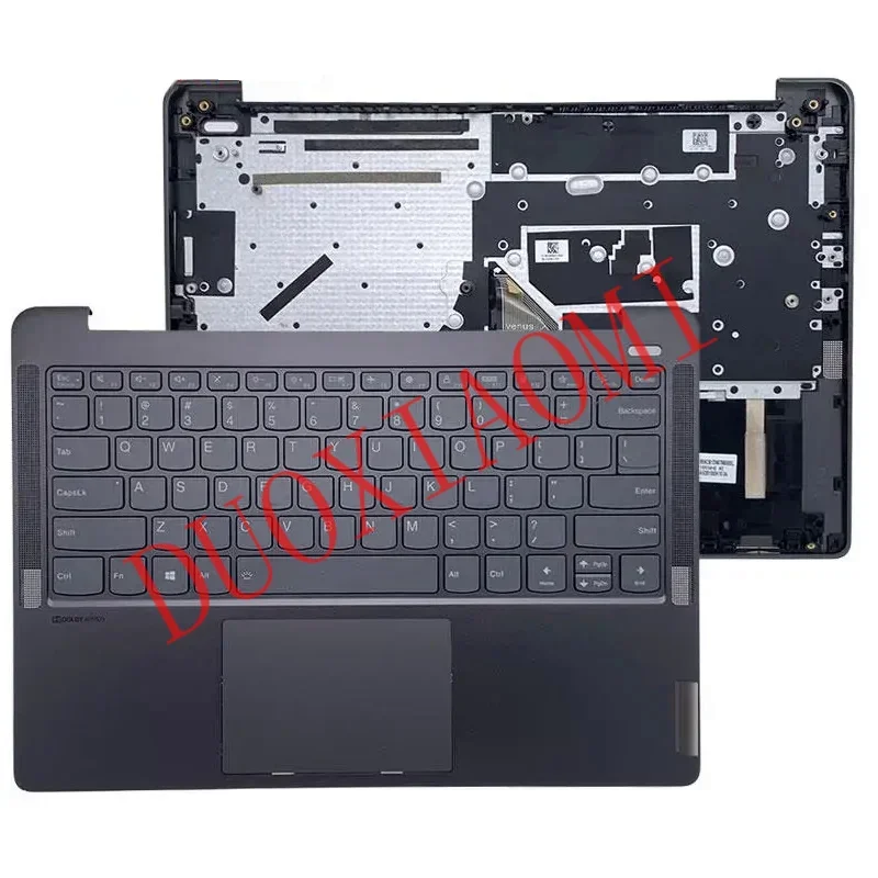 

for Lenovo for Ideapad 5 Pro14ARH7 14IAP7 14ACN6 14ITL6 Laptop US English Backlit Keyboard Shell C Cover Palmrest Upper Case