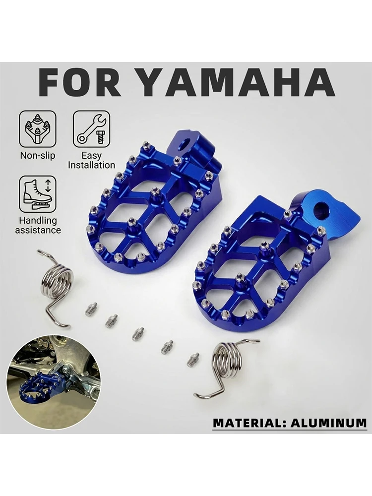 AliExpress JFGRACING Motorcycles Footpeg For YZ65 85 125 250 450 Electric Dirt Bike Aluminum JFG Parts For WR 250 426 450 Off-Road Durable Pedal Part