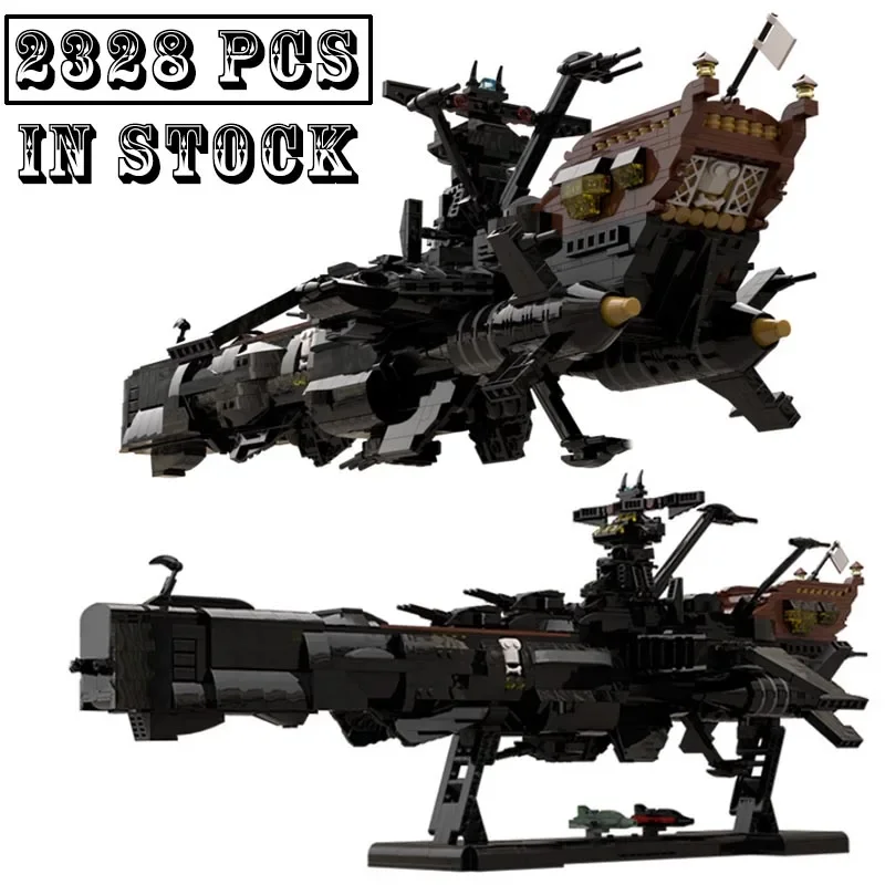 New Space Battleship Arcadia in The Comic Is Suitable Fit MOC-48193 Building Blocks Kits Set Kids DIY Toys for Birthday Gifts