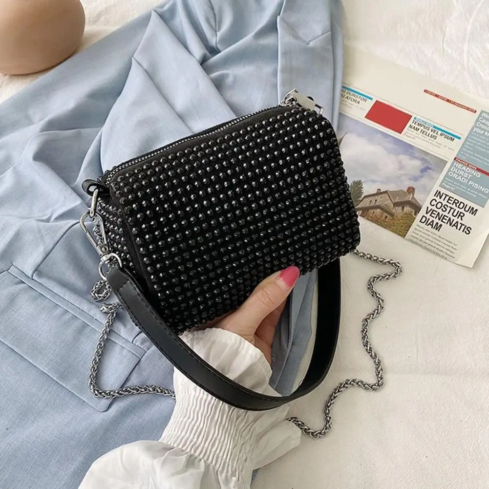 

Beautiful Single Shoulder Bag Lightweight Women Handbag Large Capacity Shoulder Chain Female Shoulder Bag Gifts