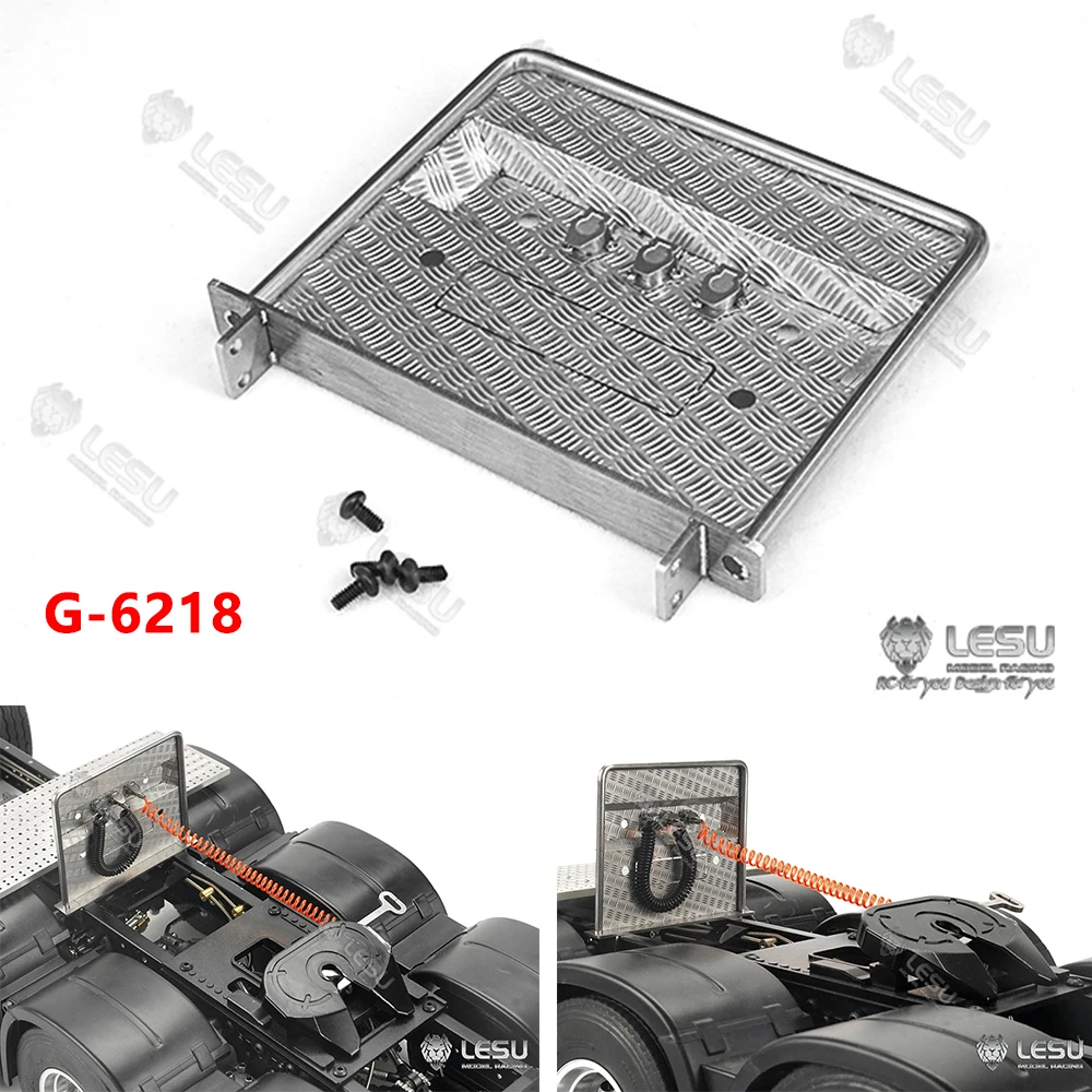 

LESU Metal Simulation Wire Rack Fixing Bracket G-6218 for Tamiya R470 R620 770S 1/14 RC Truck Model Upgrade Modification Parts