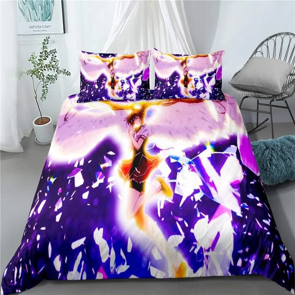 

2026 High School DxD Bedding Sets Comforter Quilt Bed Cover Cartoon Duvet Cover PillowCase Kids Adult Size Home Textiles