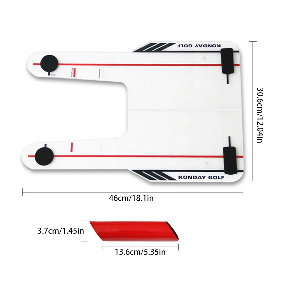 Golf Swing Trainer Mirror Swing Straight Draw Fade Practice Mirror Golf Aiming Hitting Trainer Indoor Outdoor Practice