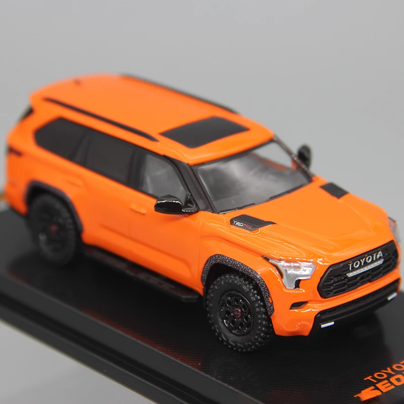 CM 1/64 Sequoia XK80 TRD Pro Legering Speelgoed Motorvoertuig Diecast Metaal Model Geschenken