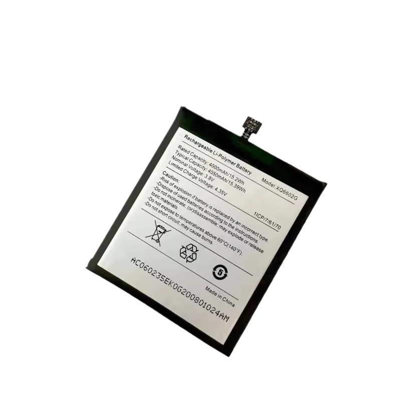 New 3.8V 4050mAh 15.39Wh Mobile Phone Batteries Repalcement XQ6602G Battery For Caterpillar CAT S62